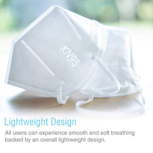 KN95 Face Mask [20-Pack] - Individually Wrapped-White