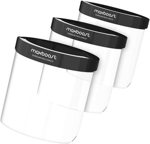 Maxboost Protective Face Shield - 3 Pack, DuraSlim Series