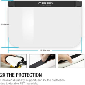 Protector facial protector Maxboost - Paquete de 3, serie DuraSlim